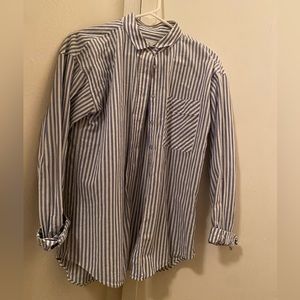 Colin’s Striped Blue Button Down Shirt